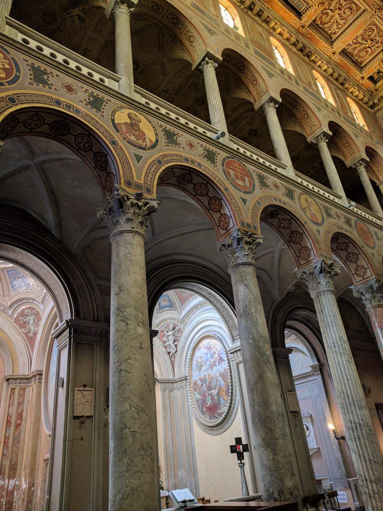 The Basilica of Saint Agnes outside the Walls