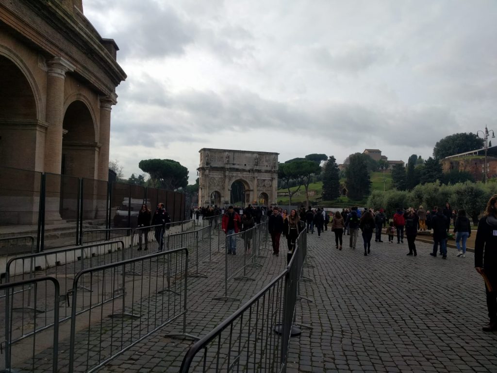 No waiting in line outside the Colosseum for those taking a winter vacation