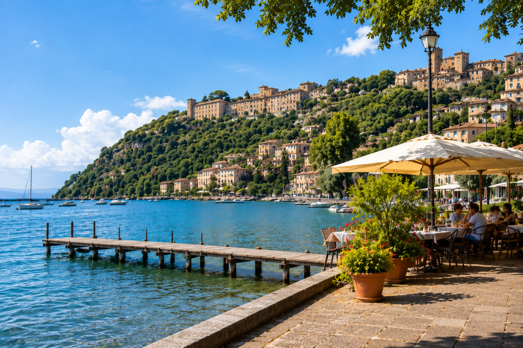 Lakes, beaches, and coastal towns near Rome offer a refreshing escape during the hottest summer days.