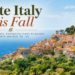 Join Us for Italy's Flavorful Fall Festivals!