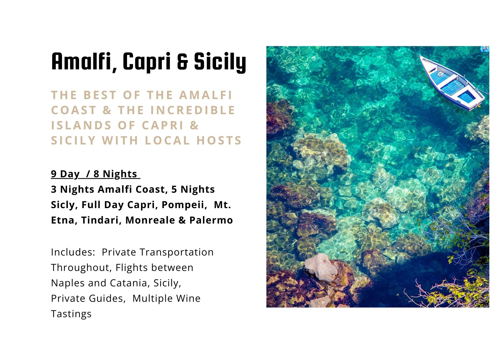 Amalfi Coast and Sicily