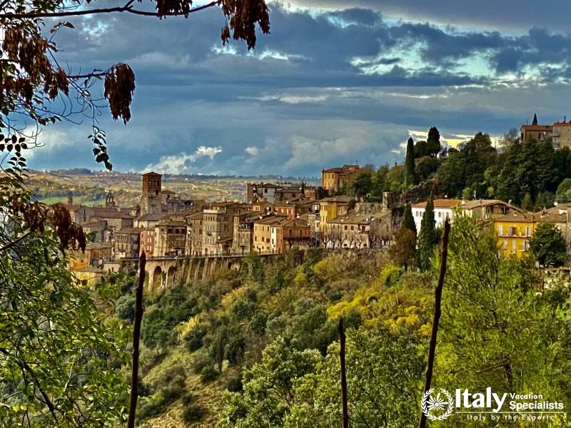 Narni, City View, Colorful buildings