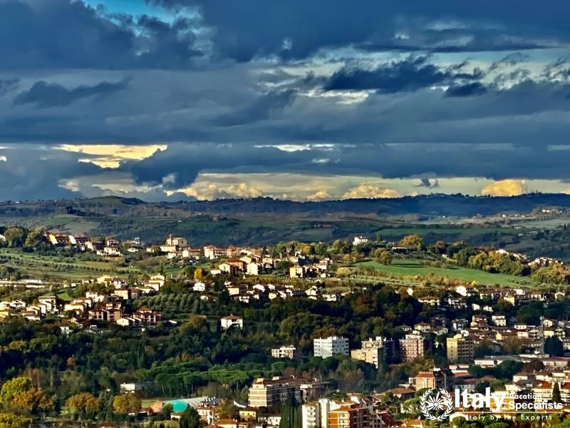 Views from Narni over Umbria Landscape