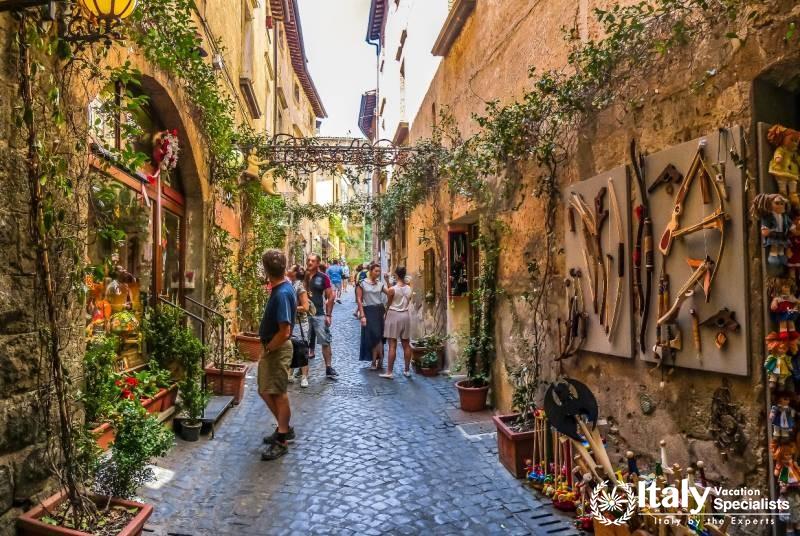 The Beautiful Hill-Top Town of Orvieto, Umbria Region - Italy 