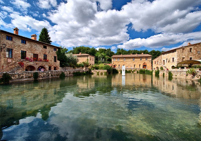 Bagno Vignoni, Tuscany, Italy