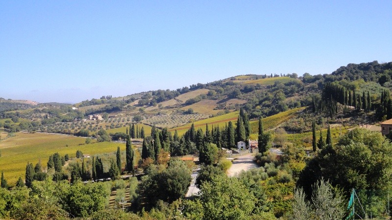 Bagno Vignoni Tuscany Surrounding Countryside 