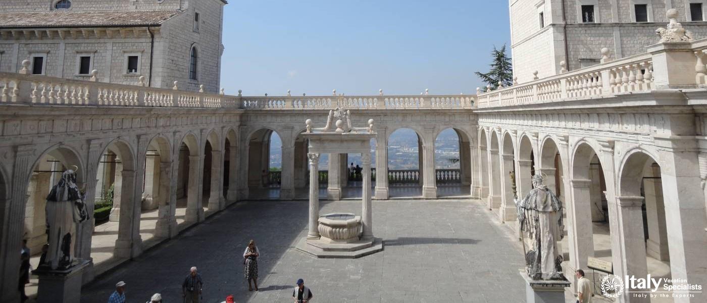 Inside Monte Cassino Rome, Italy 