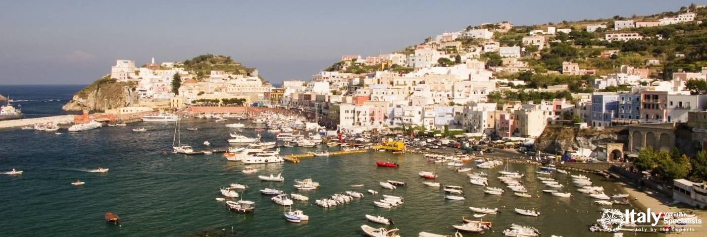 Harbour of Ponza, Italy 