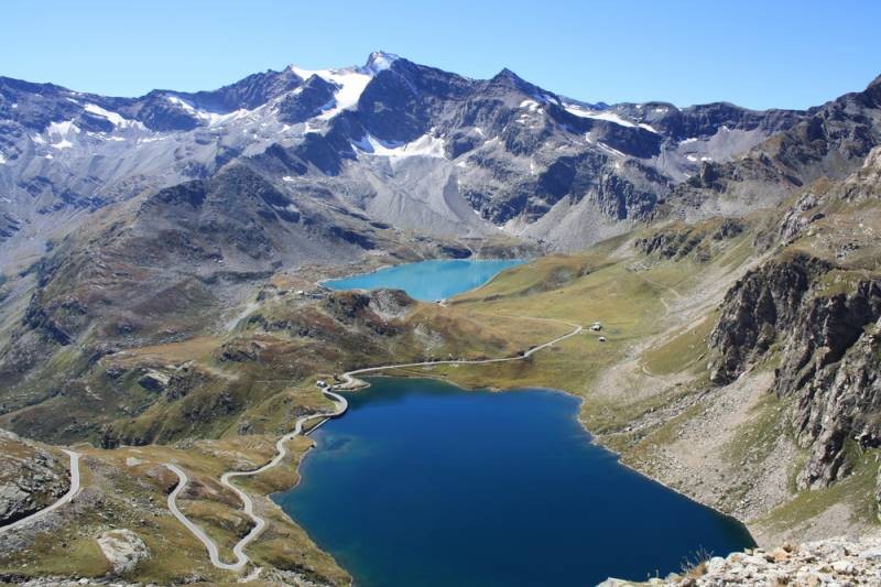 Aosta: View of Gran Paradiso National 