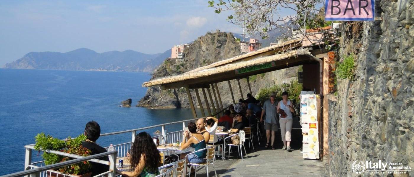 Bar along the Cinque Terre walking Trails - 