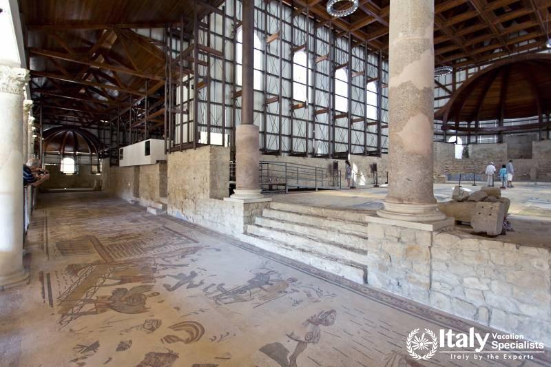 Inside the Villa Romana, Piazza Armerina 