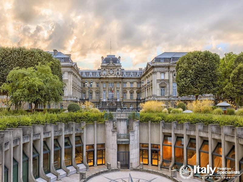 Republic Square, Overlooking the Amphitheater and the Prefecture, Lille, Nord France