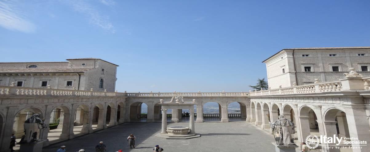 Outside View within the sanctuary -  Monte Cassino 