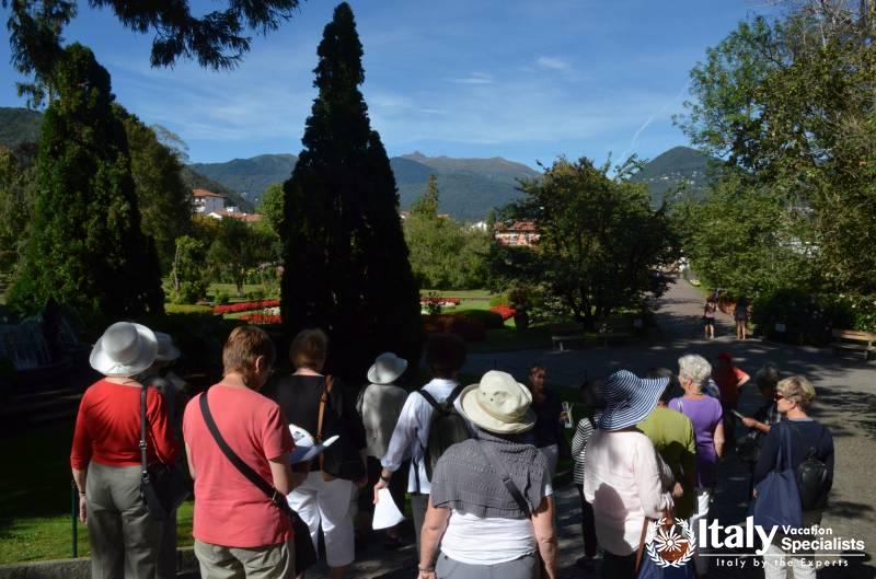 Inside Villa Taranto Gardens Lake Maggiore Italy 