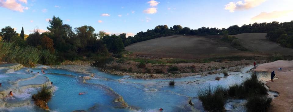 Saturnia Natural Hot-Springs Italy 
