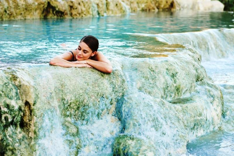 Saturnia Natural Hot-Springs Italy 