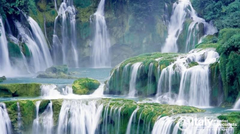 Marmore Waterfalls in Umbria Region