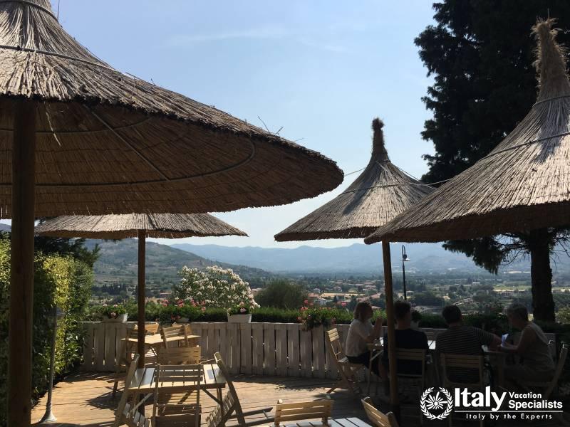 View Towards Castiglion Fiorentino by Tuscany Villa to Rent - 