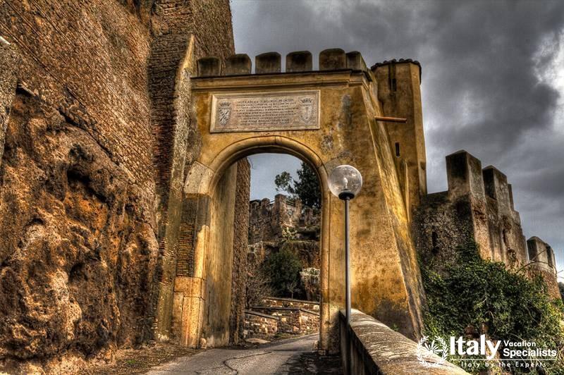 Entrance to Medieval Ceri, Lazio 