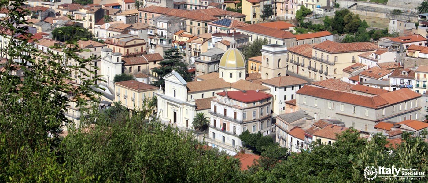 City and Cathedral, South Italy, Lamezia Terme, Calabria