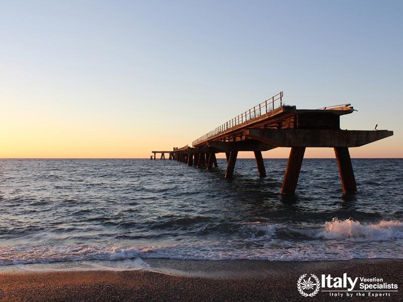 Old Wharf, Pier, South Italy, Ruins, Lamezia Terme