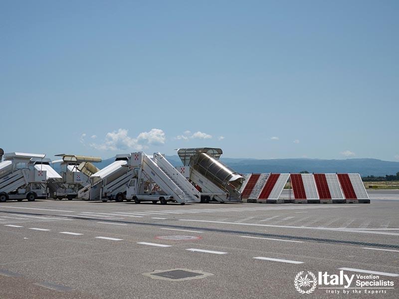 Lamezia Terme, Italy - June 13, 2018 View of Lamezia terme airport