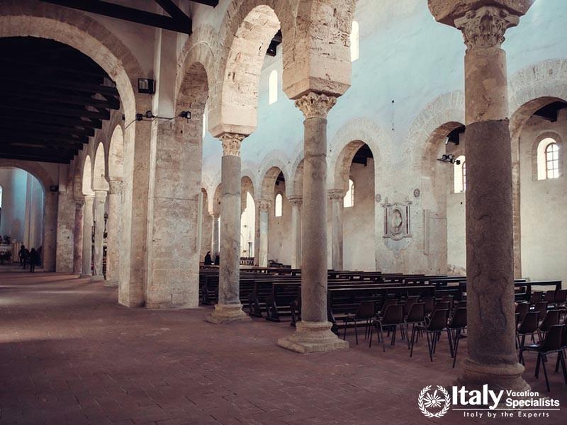 GERACE-ITALY CIRCA JANUARY 2016 Internal of the Cathedral of Santa Maria Assunta in the Little villa