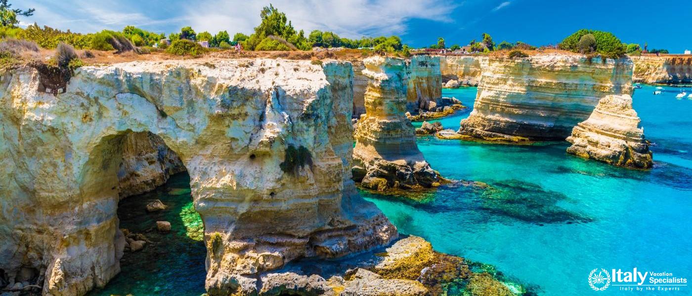Coast of Santa Cesarea Puglia 