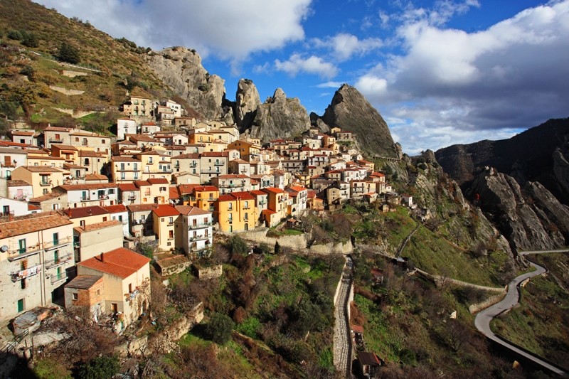 Castemezzano in Abruzzo Region, Italy