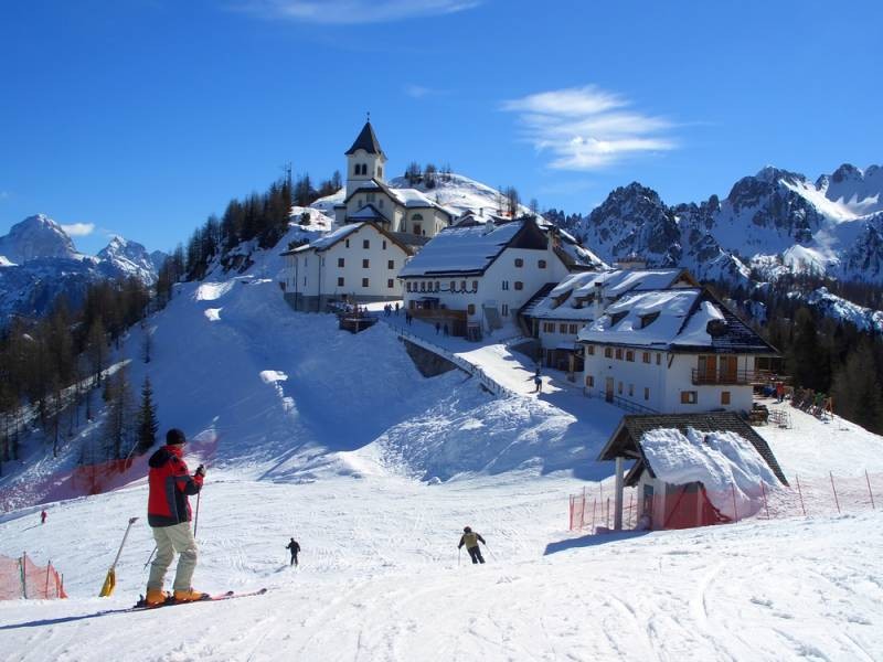 Friuli-Venezia Giulia, Italy - Village on top of mount Lussari 