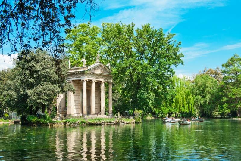 Lazio, Rome: Villa Borghese Pinciana, Pincian Hill, Rome, Italy
