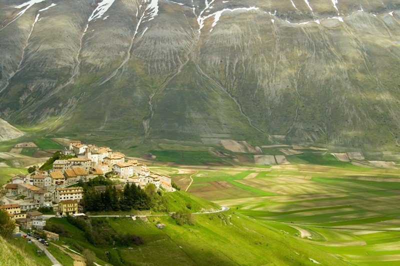 Castelluccio of Norcia Umbria Italy