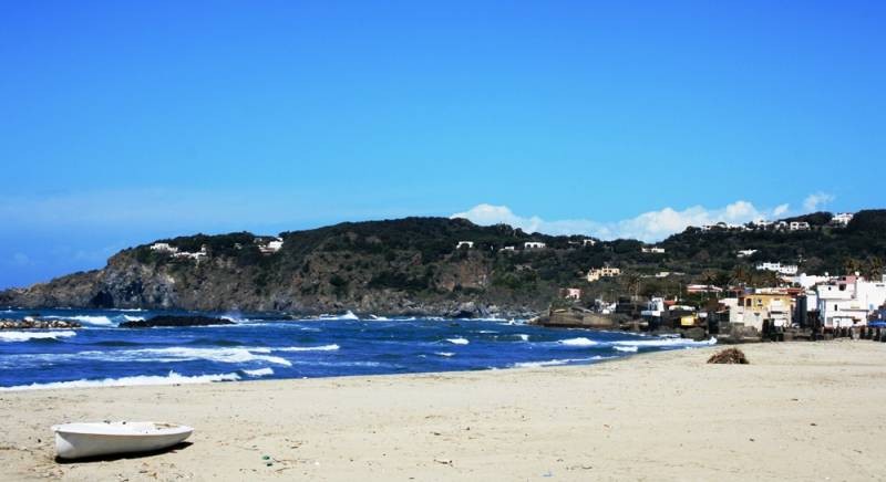 Beaches on Island of Ischia, Italy 