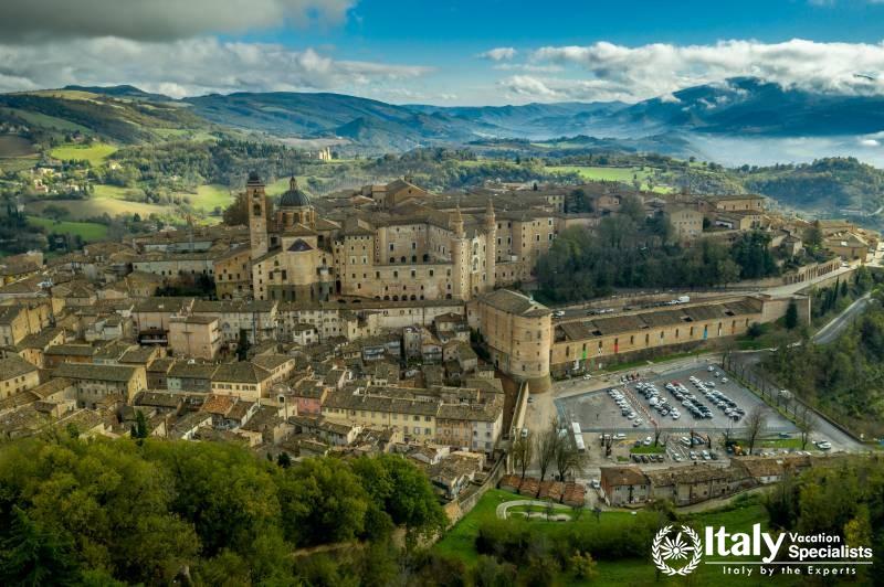 Urbino, Italy in Marche Region 