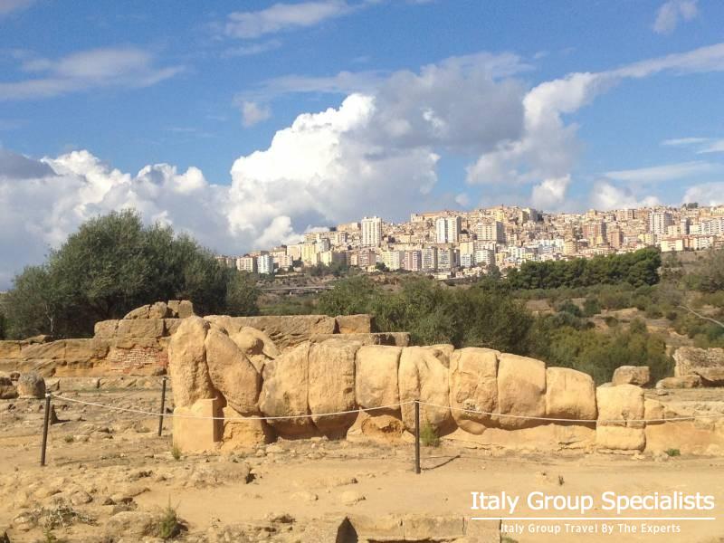 Ruins as seen at Agrigento, Sicily 