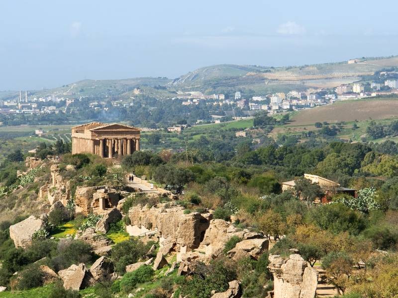 Agrigento - The historic temple of Juno in Sicily