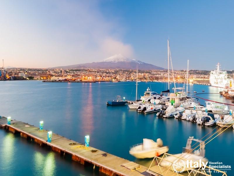 Harbor in Catania