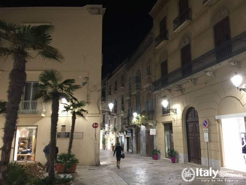 Streets of Trapani at Night 