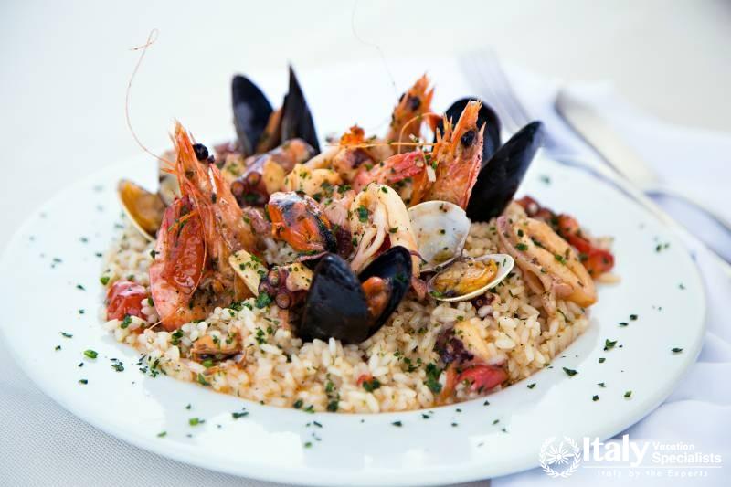 Great Seafood Dishes Viareggio Tuscany 