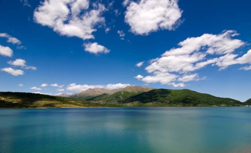 The lake of Campotosto - LAquila (Italy)