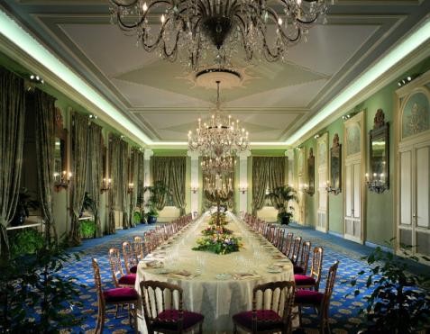 Vill DEste Dining Hall, Lake Como 