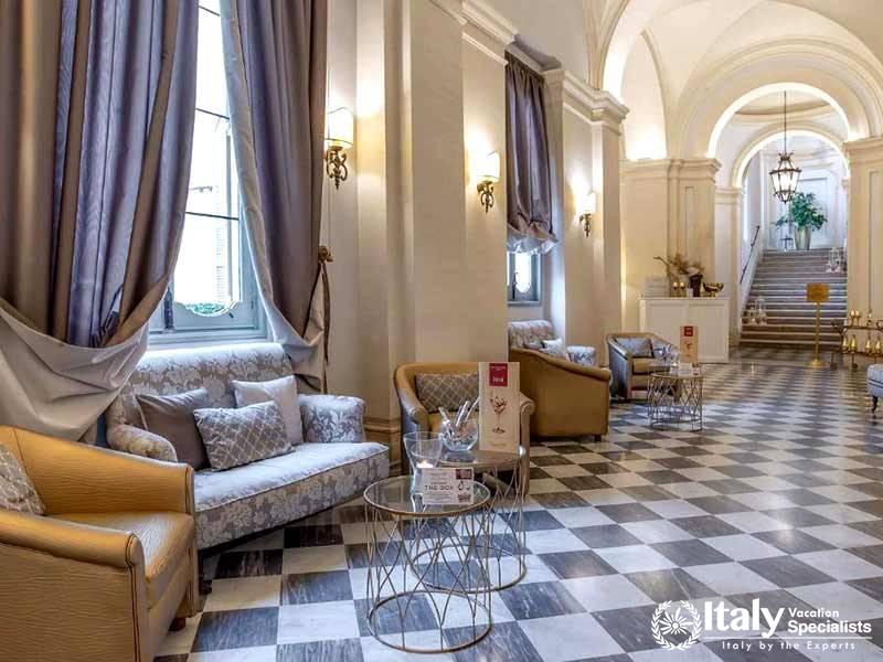 Sitting Area in the Lobby of Donna Camilla Savelli