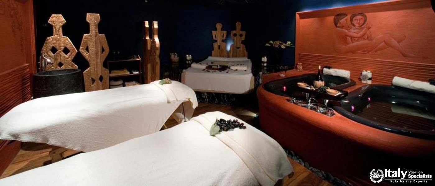 Ultimate relaxed spa rooms in tuscany italy 