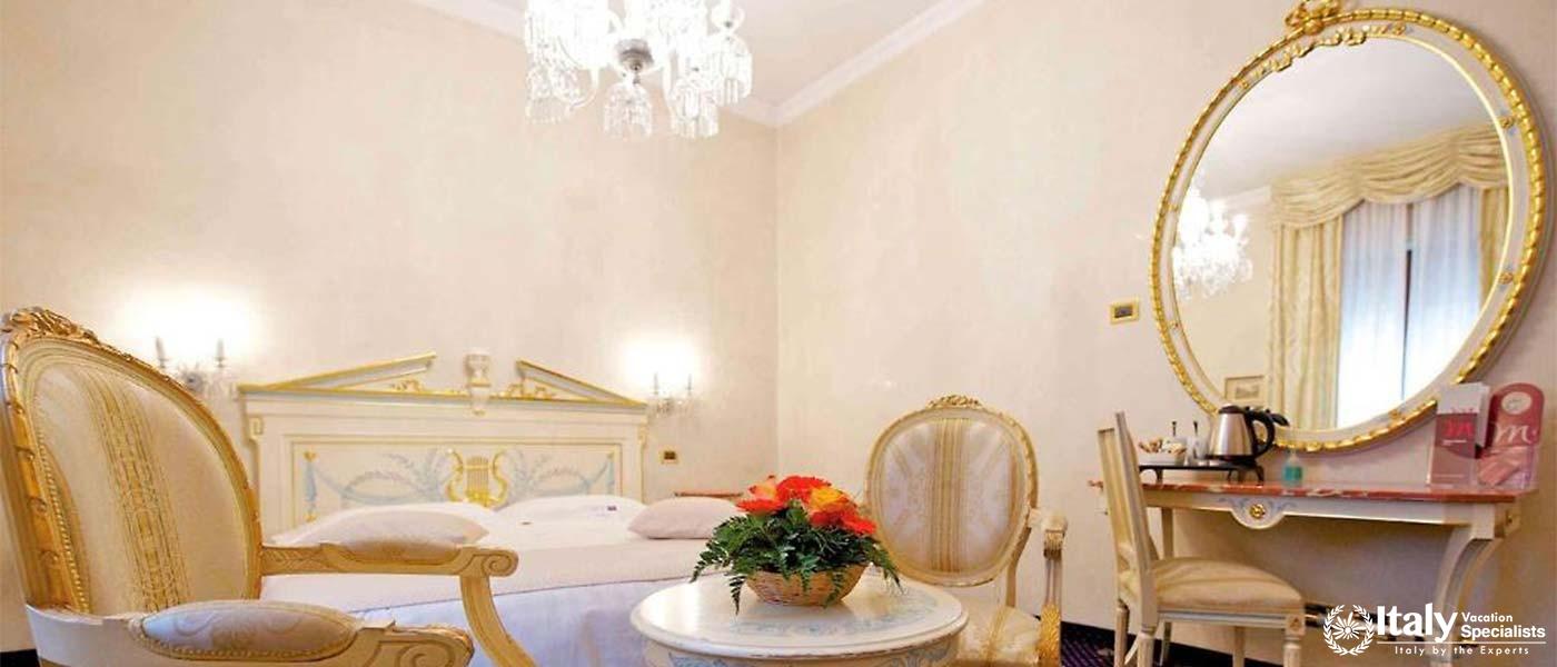Luxurious Suite Decor at Mercure Parma Centro Stendhal in Parma, Italy