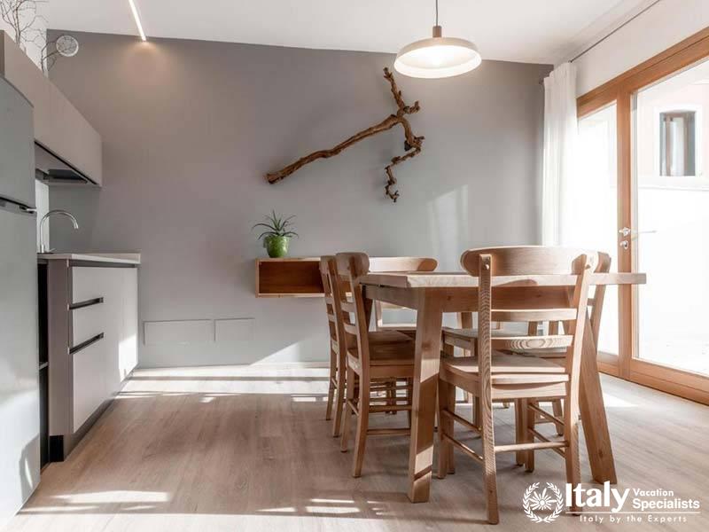 Charming Dining Area at Agriturismo Due Carpini in Valdobbiadene, Italy