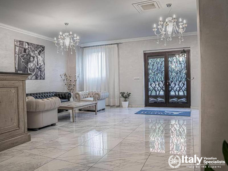 Entrance Area at Hotel Colomba D'Oro in Tropea, Italy