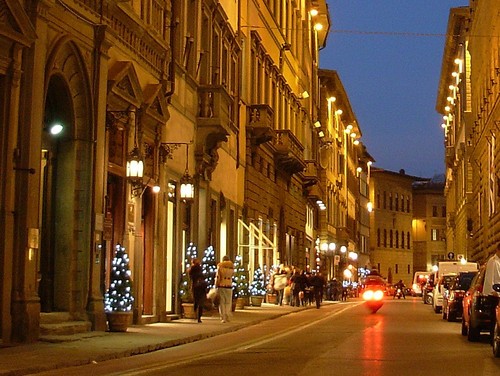 Via Tornabuoni, Front Enterance of Hotel, Florence 