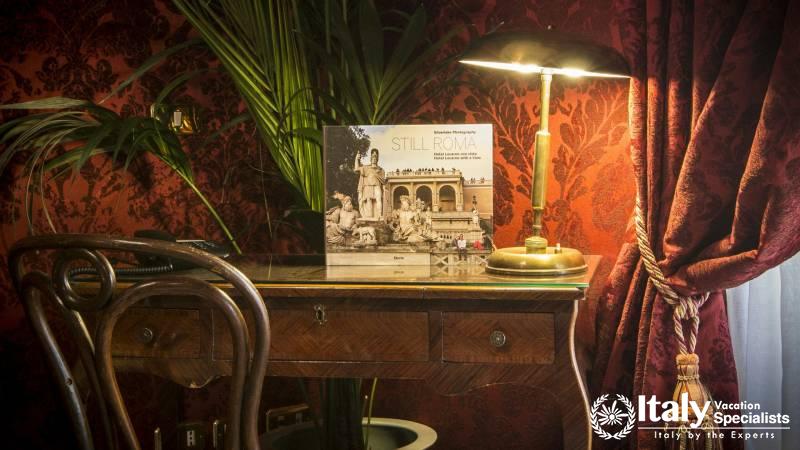 Pleasing Book Desk in the suite of Hotel Locarno