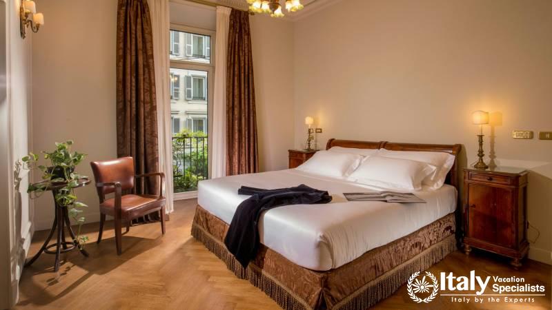 Beautiful bedroom in Hotel Locarno