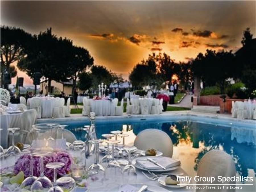 Banquet near the pool